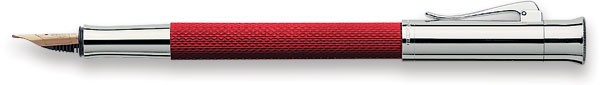 Stylo plume Faber-Castell, série Guilloche Resin Rouge