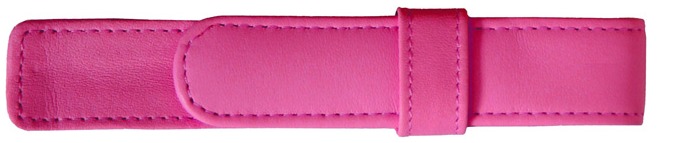Royce Leather Pouch, Pen Cases series Pink (1)