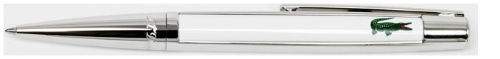 Dupont, S.T. Ballpoint pen, Défi Special Edition Lacoste series White