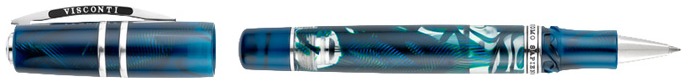 Visconti Roller ball, Homosapiens Crystal Swirls Limited Edition series Translucent blue