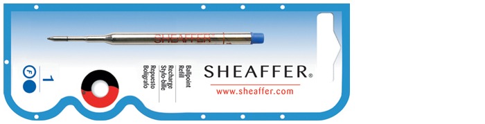 Sheaffer Ballpoint refill, Refill & ink series Blue ink