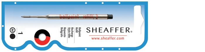Sheaffer Ballpoint refill, Refill & ink series Black ink