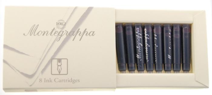 Cartouche d'encre Montegrappa , série Refill & ink - Recharge & encre Encre bleu